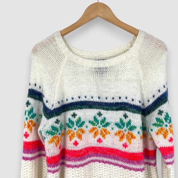 American Eagle Outfitters Fair Isle Jegging Sweater Women’s Large - Picture 6 of 6